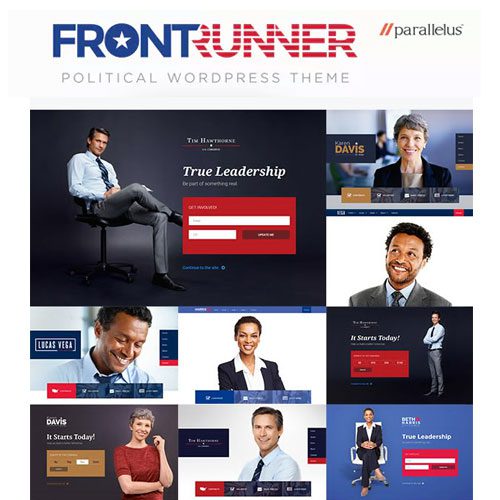 Political WordPress Theme - FrontRunner